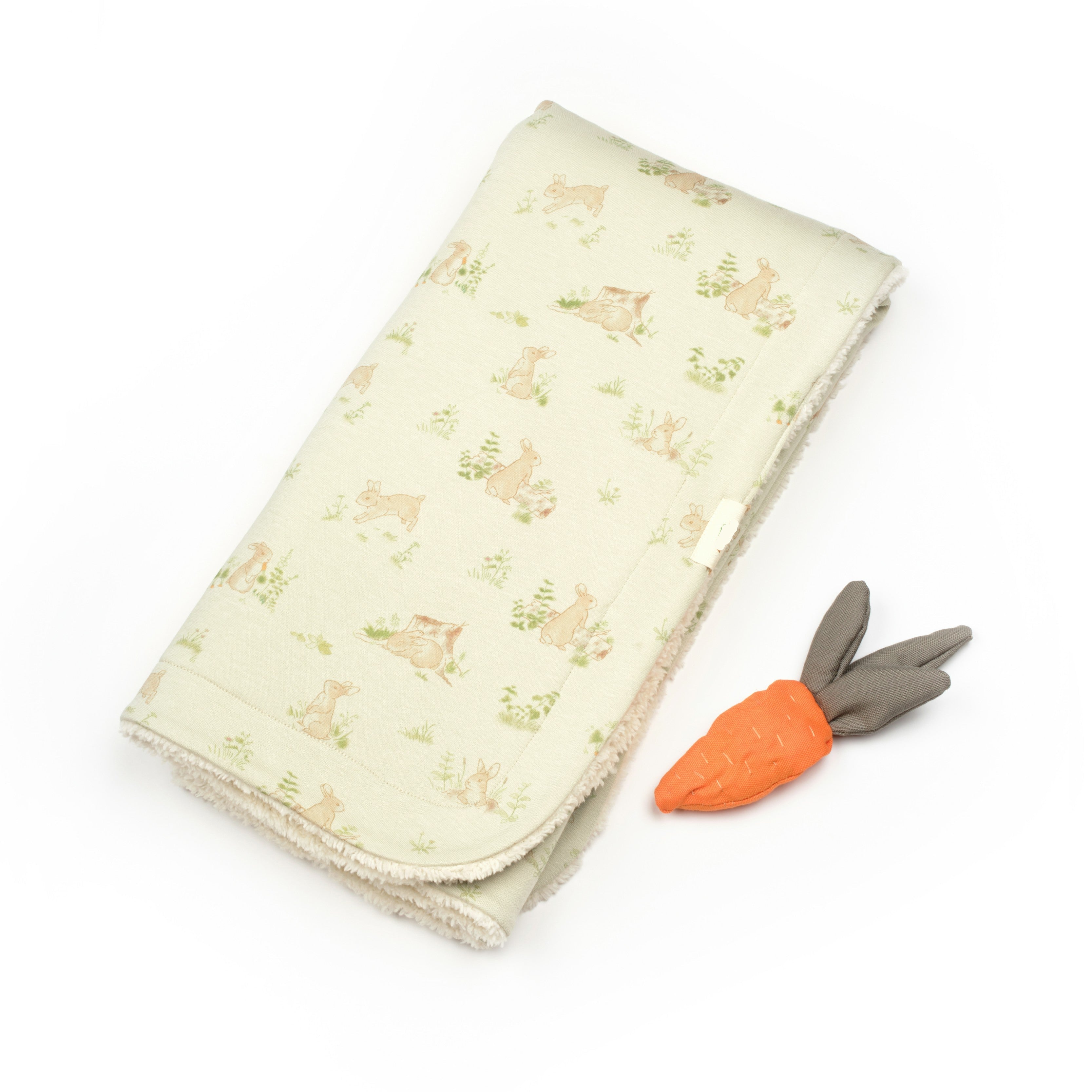Woodland Bunny Fleece Blanket