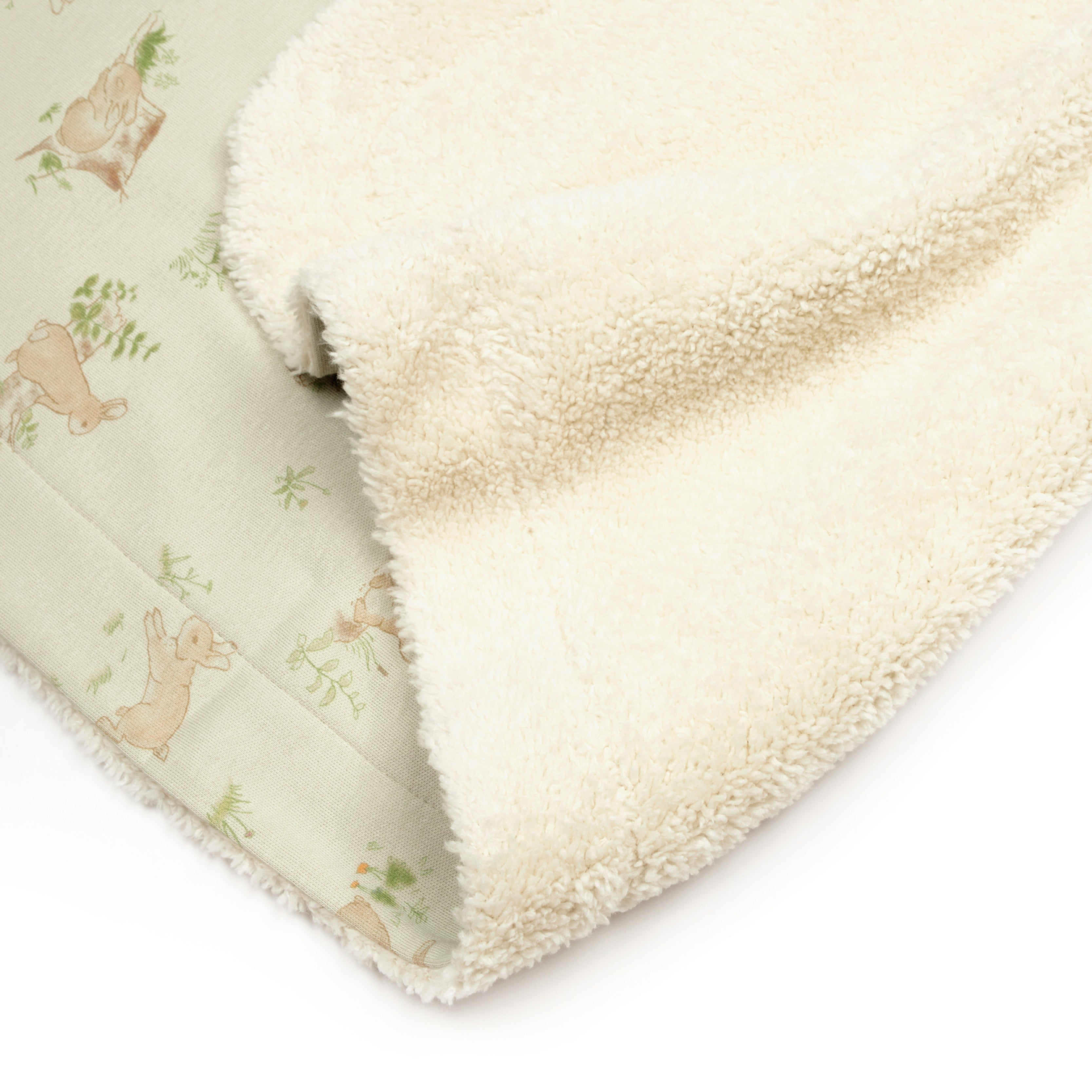 Woodland Bunny Fleece Blanket