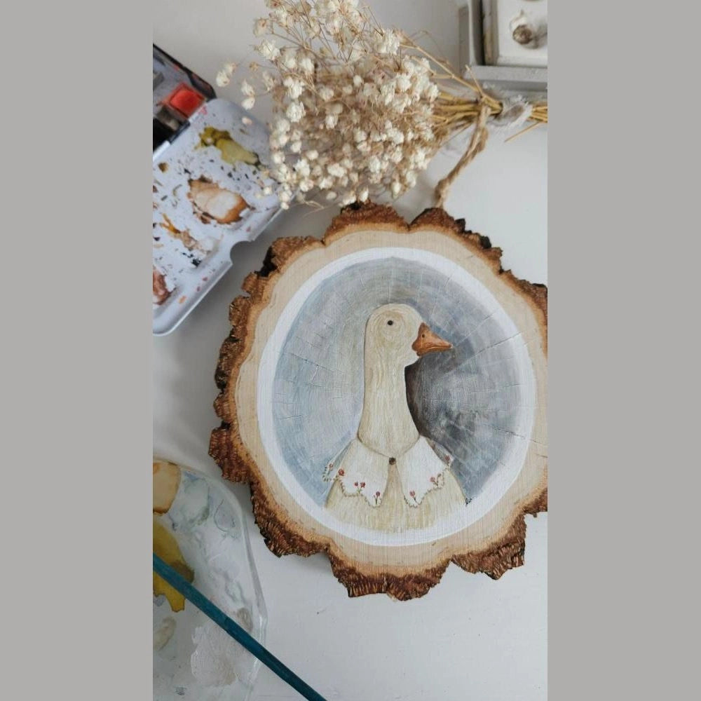 Handmade Wooden Wall Decor : Retro Goose - TilianKids