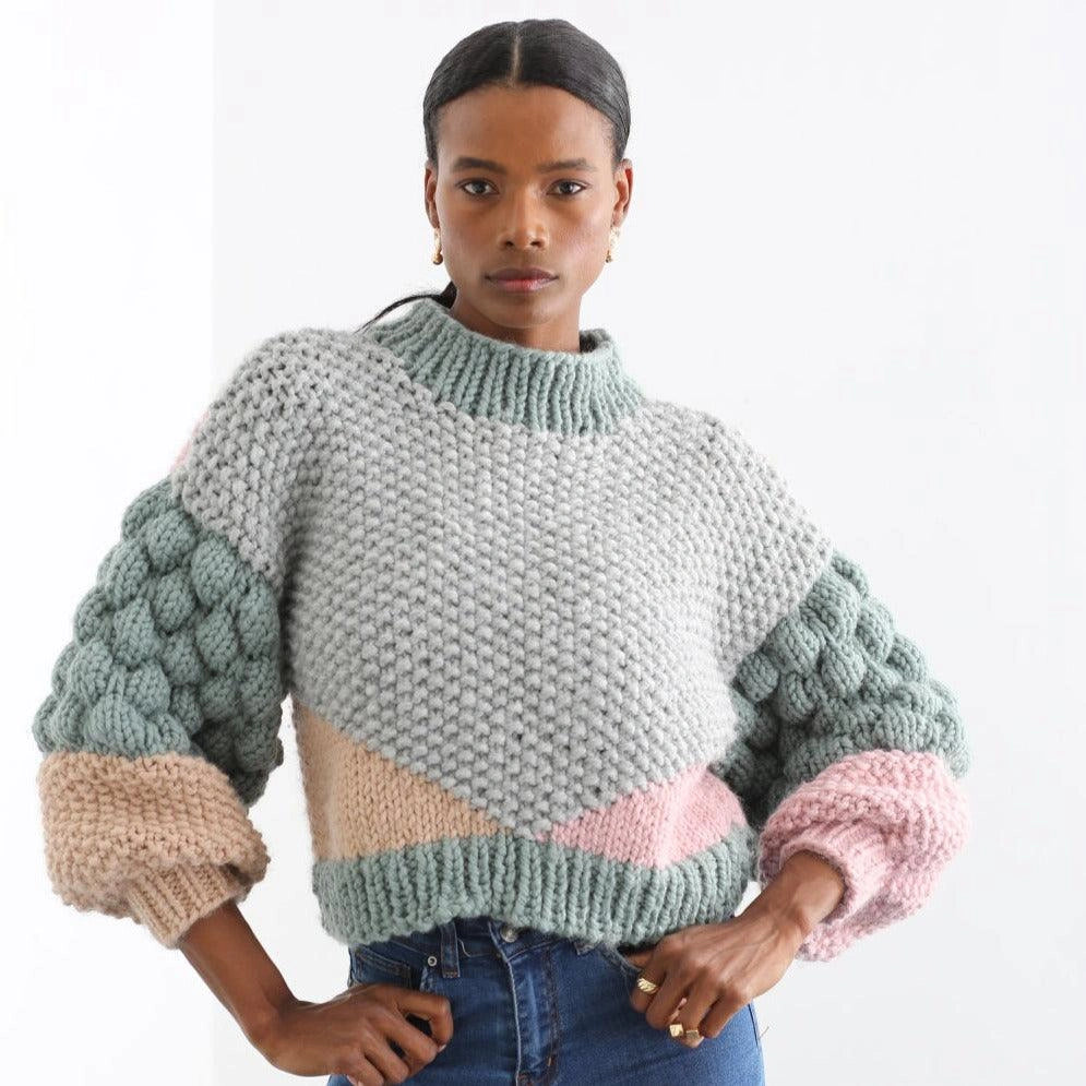 Hand knitted jumper