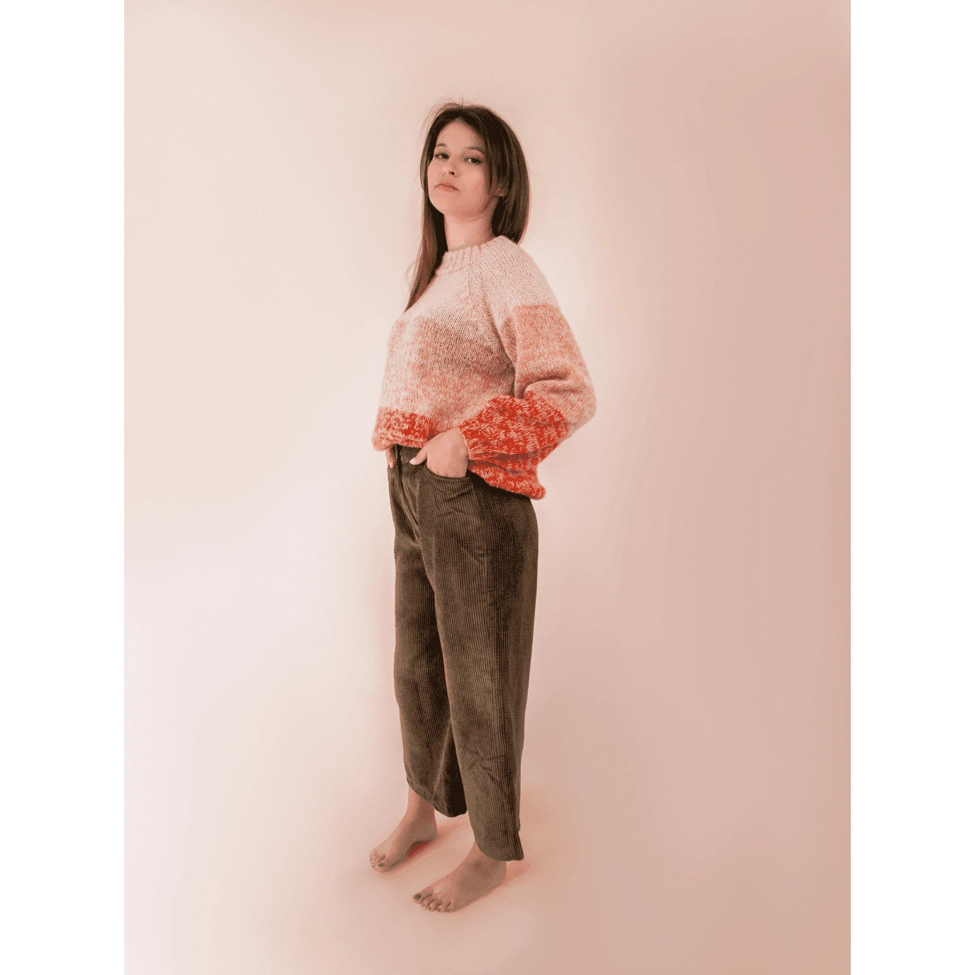 Hand Knitted Jumper (blue) - TilianKids