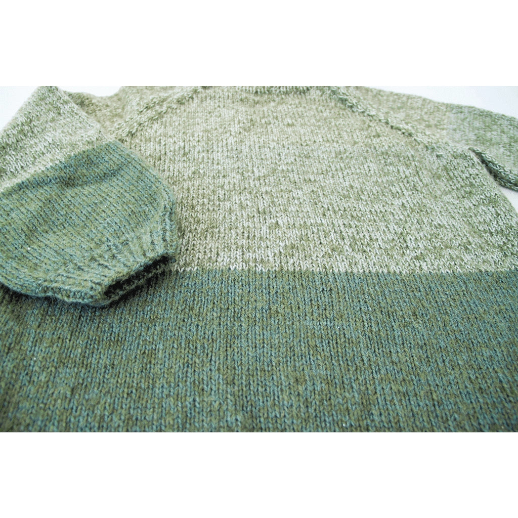 Hand Knitted Jumper (blue) - TilianKids