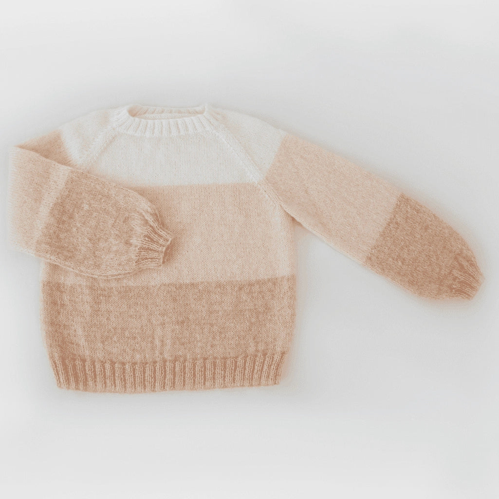 Hand Knitted Jumper (blue) - TilianKids