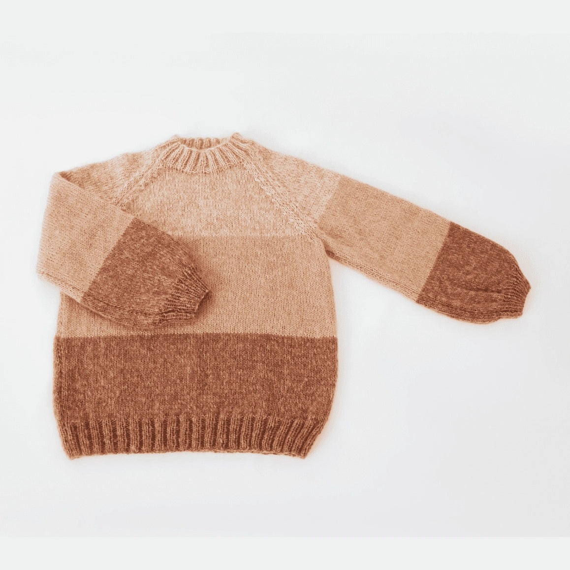 Hand Knitted Jumper (blue) - TilianKids