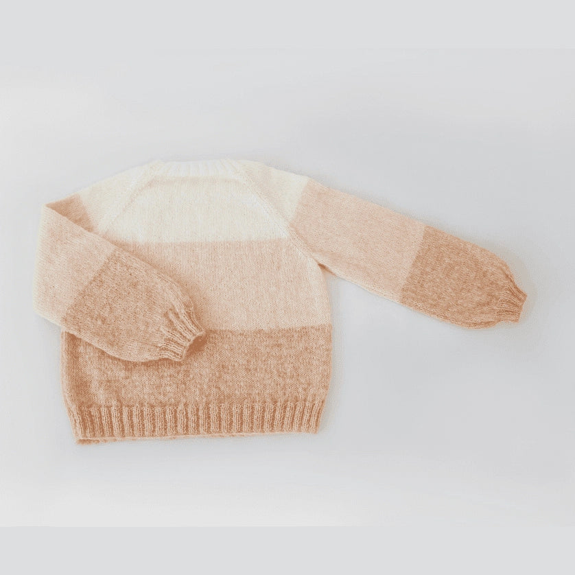 Hand Knitted Jumper (blue) - TilianKids