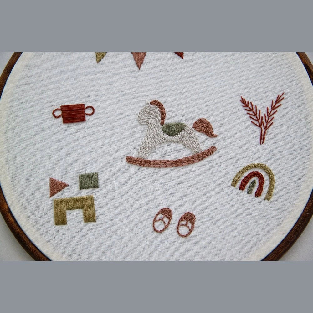 Hand Embroidered Nursery Wall Decor - TilianKids