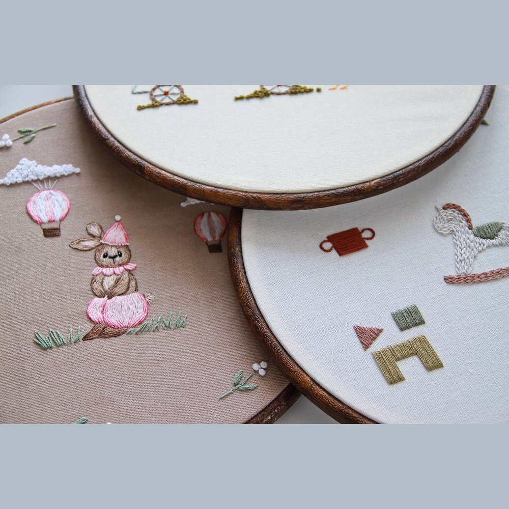 Hand Embroidered Nursery Wall Decor - TilianKids