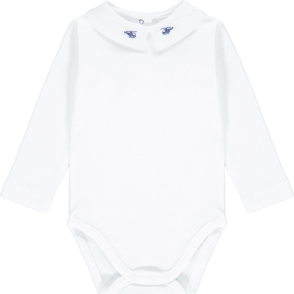 Bodysuit with Helicopter Embroidery - TilianKids