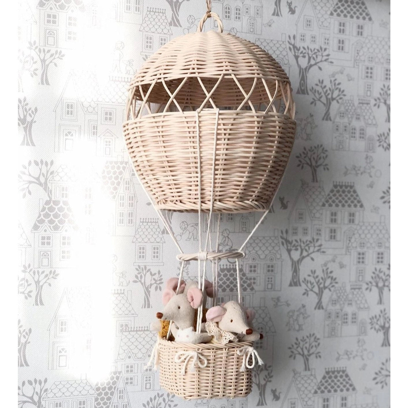 Bath Wicker Hot Air Balloon