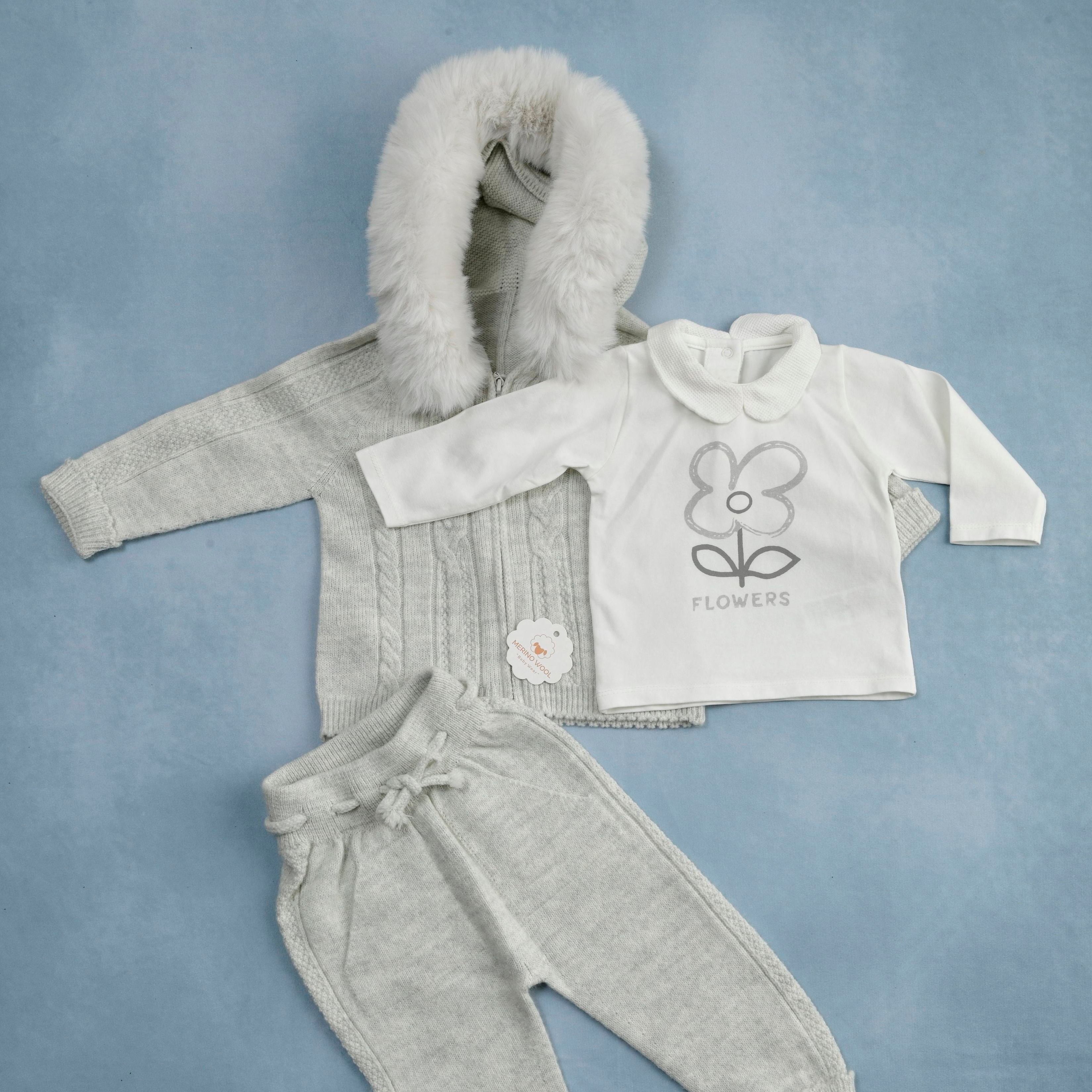 Arctic Cloud Merino Wool Set