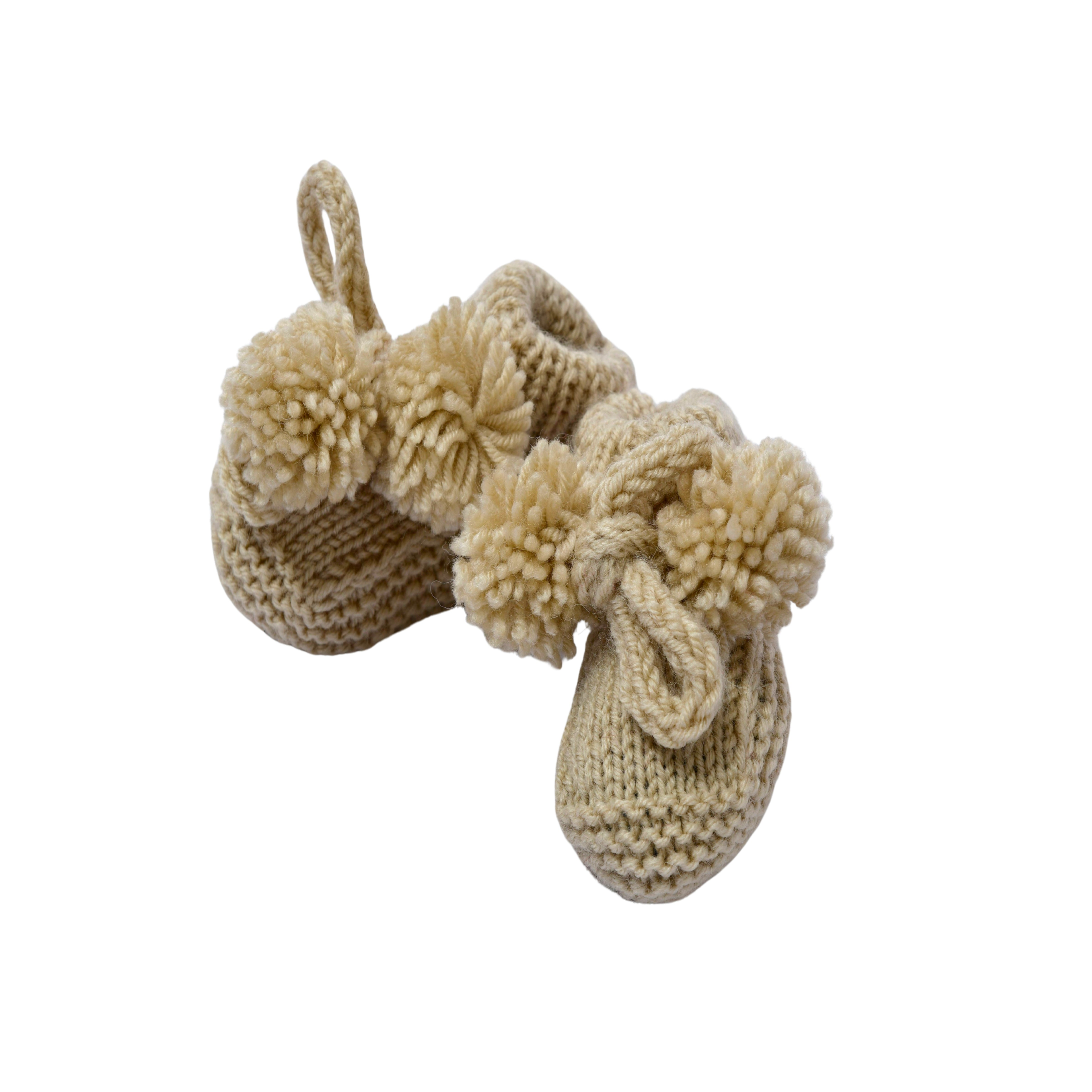 The Ruby Pom Pom Booties