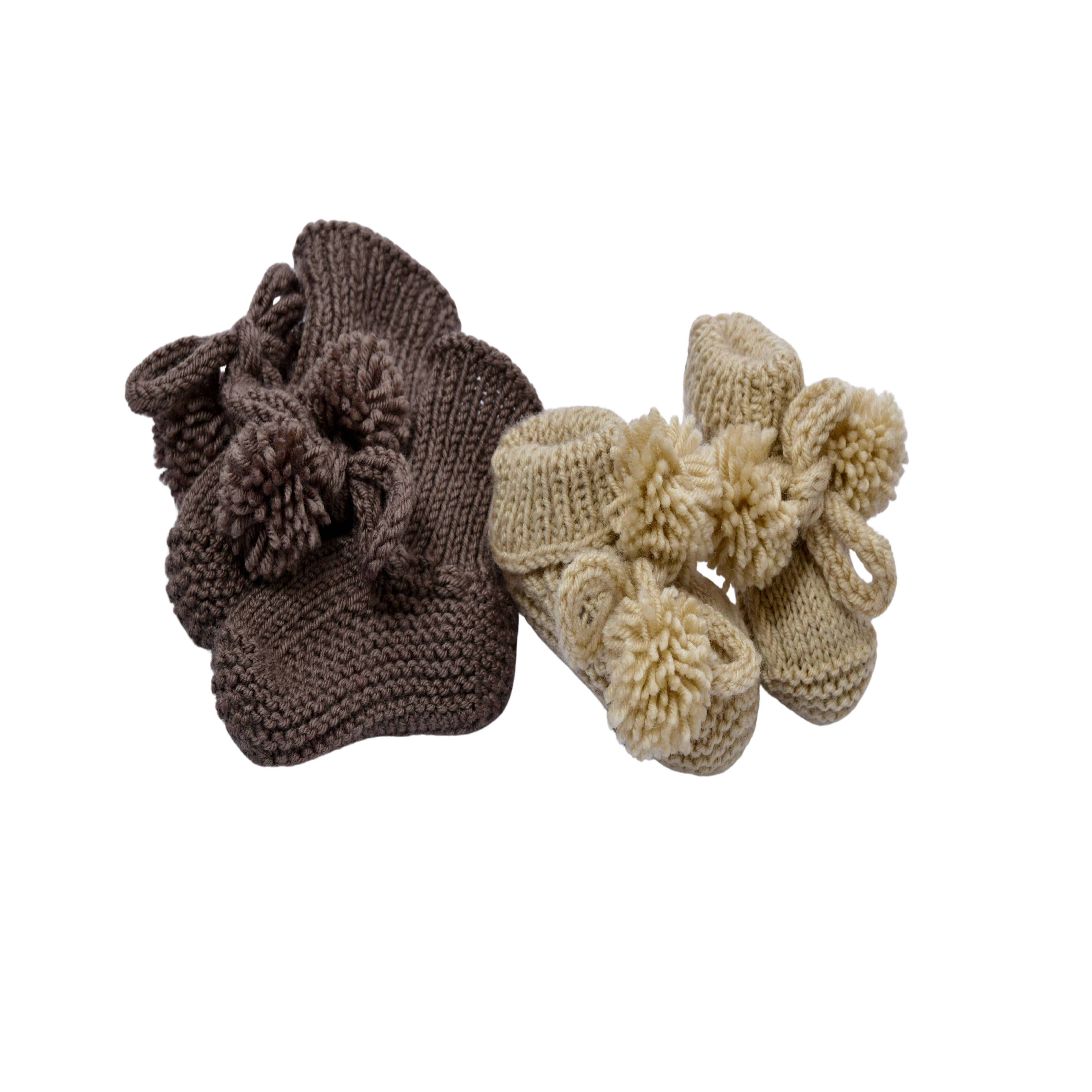 The Ruby Pom Pom Booties