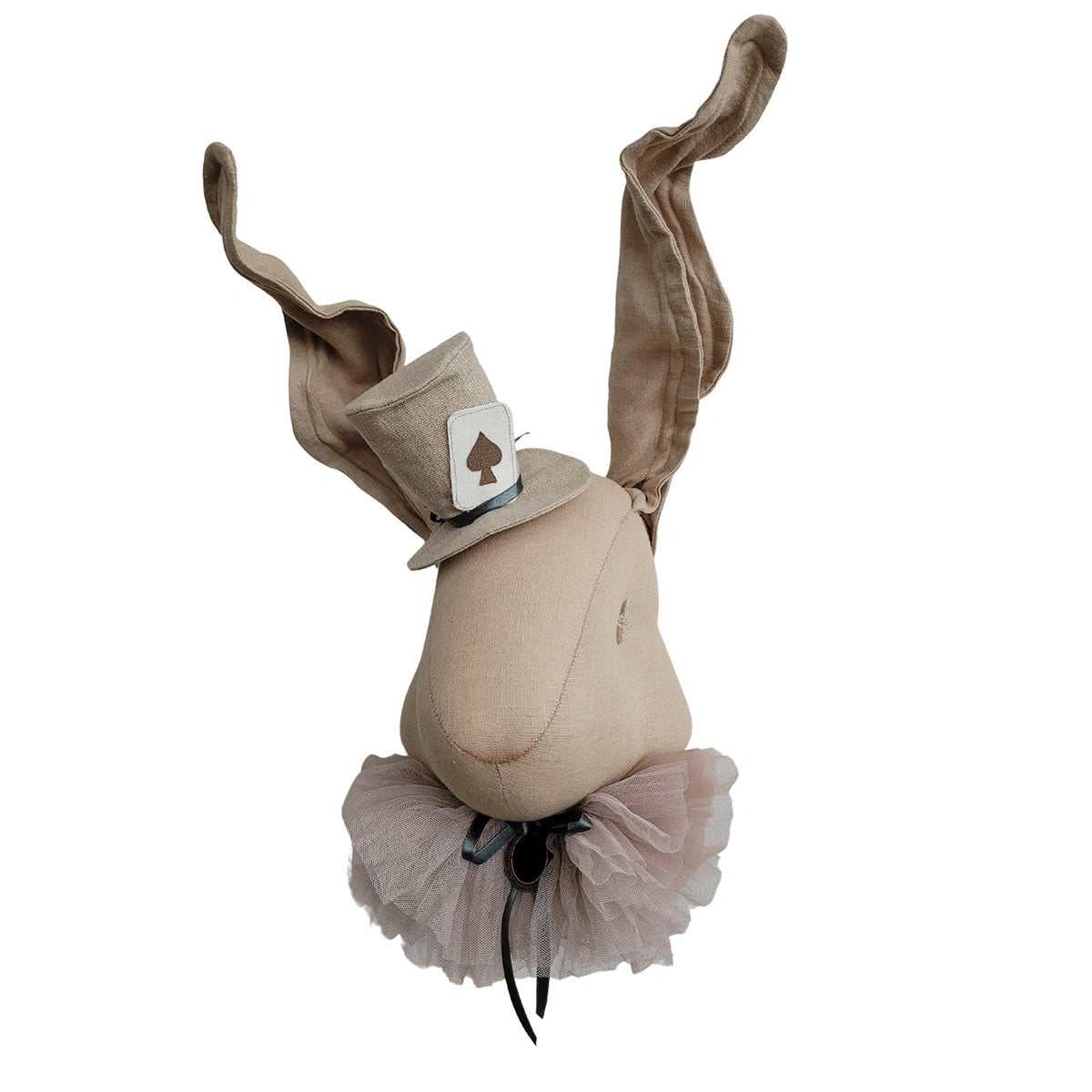 LINEN RABBIT FROM WONDERLAND BEIGE MR. HARRY - Wall Decoration - TilianKids