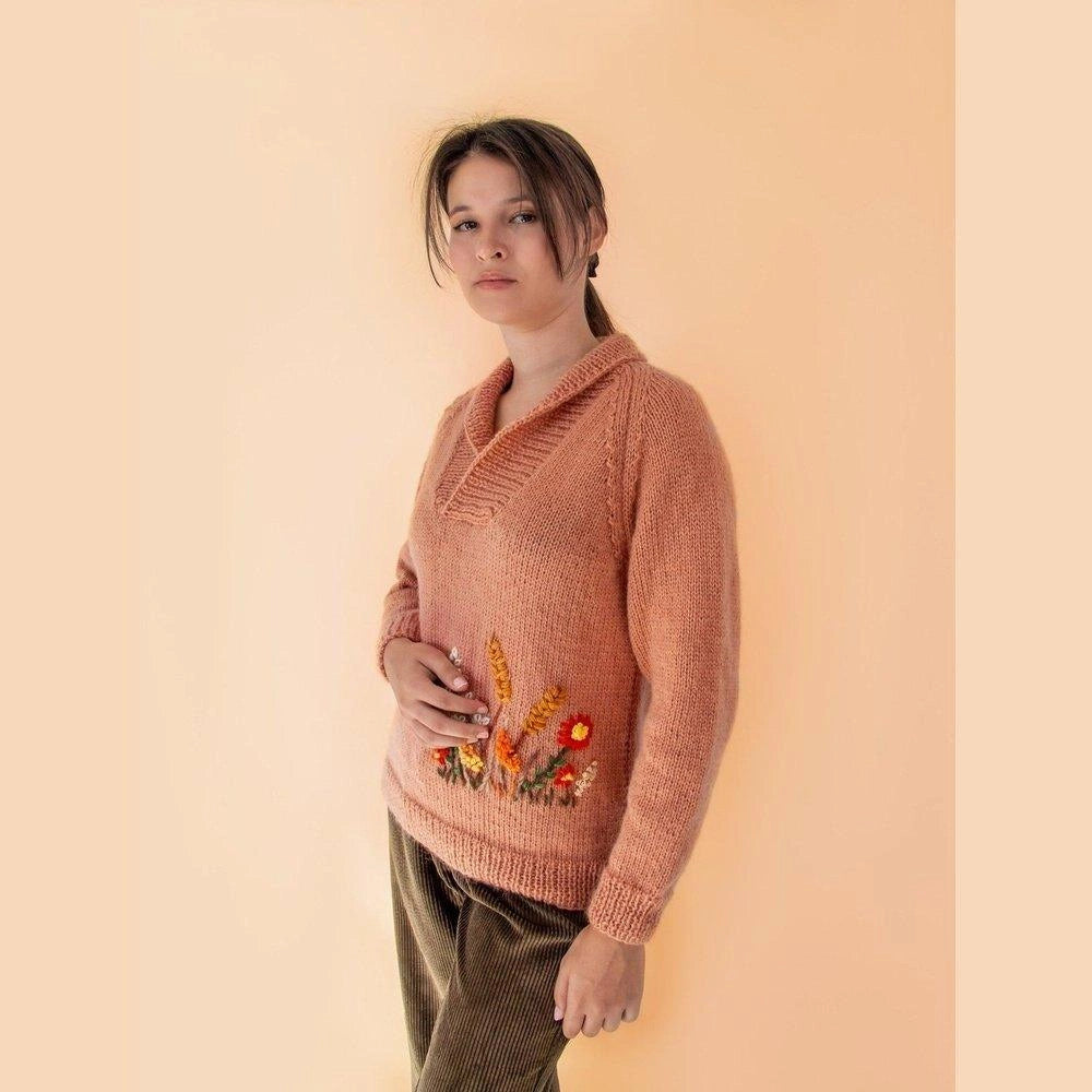 Hand knitted jumper