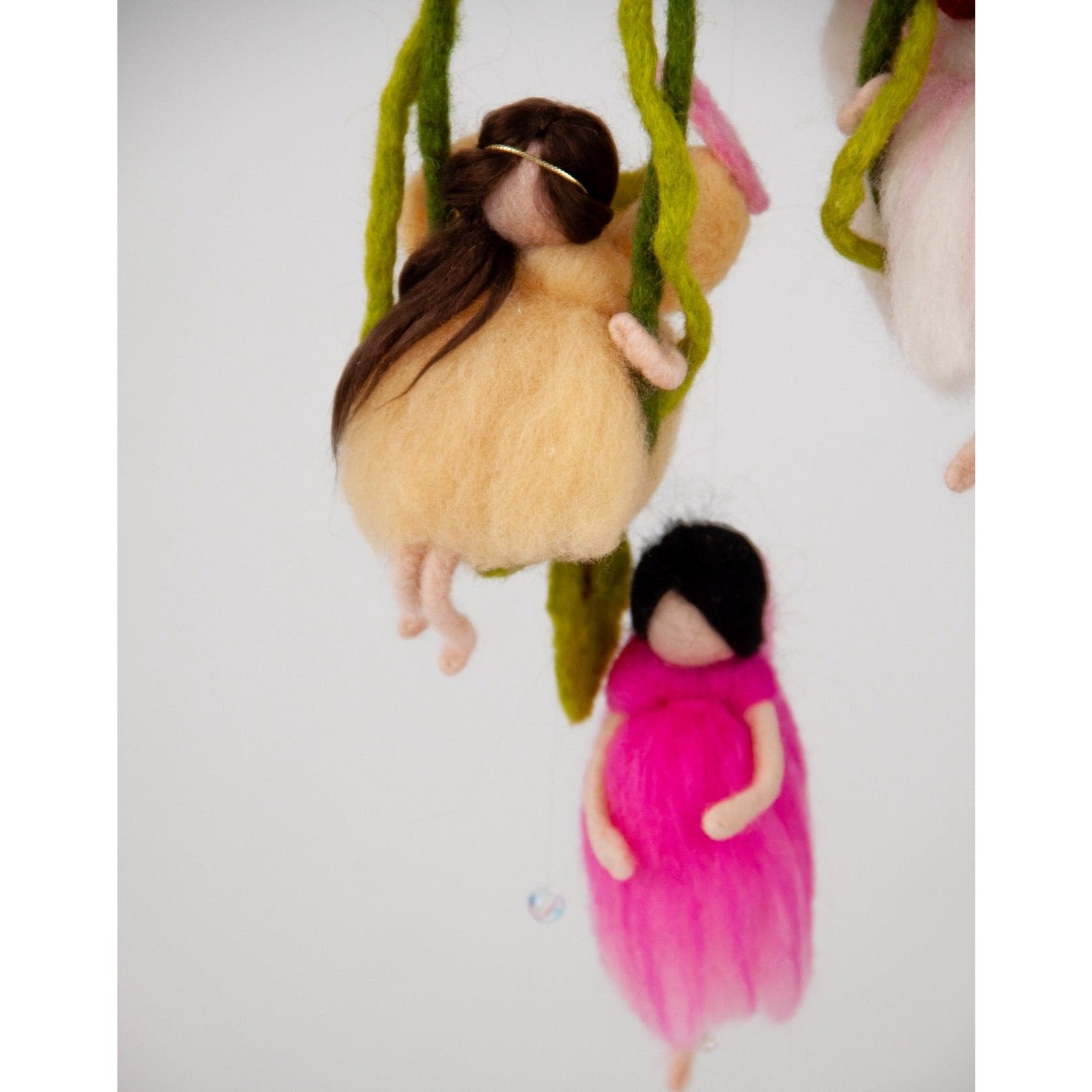 Colorful Fairies Felt Nursery Decoration - TilianKids