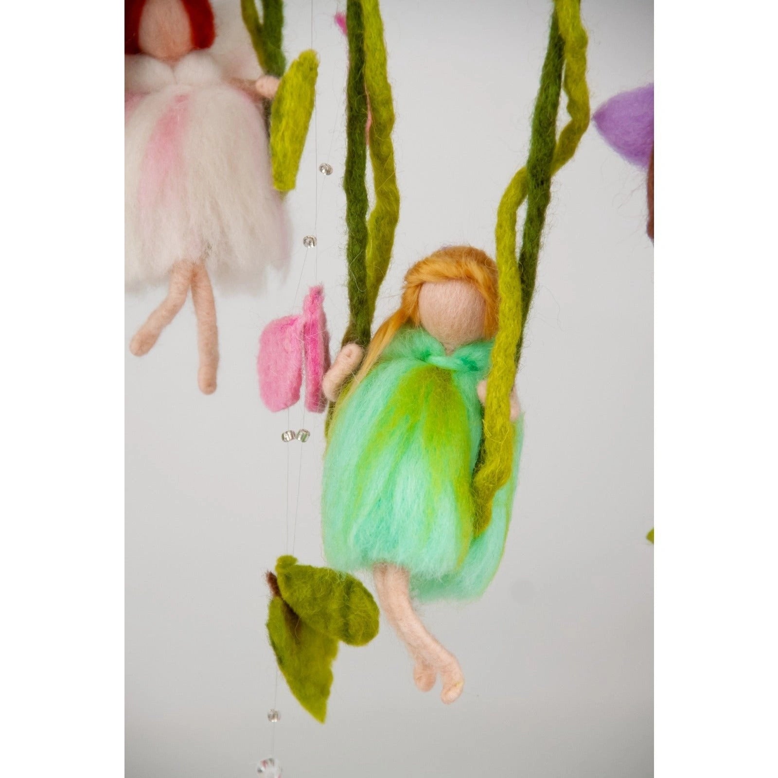 Colorful Fairies Felt Nursery Decoration - TilianKids