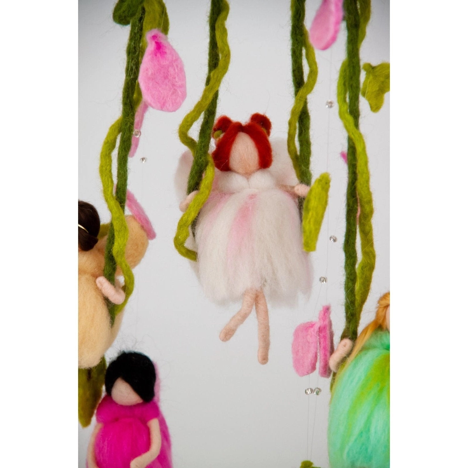 Colorful Fairies Felt Nursery Decoration - TilianKids