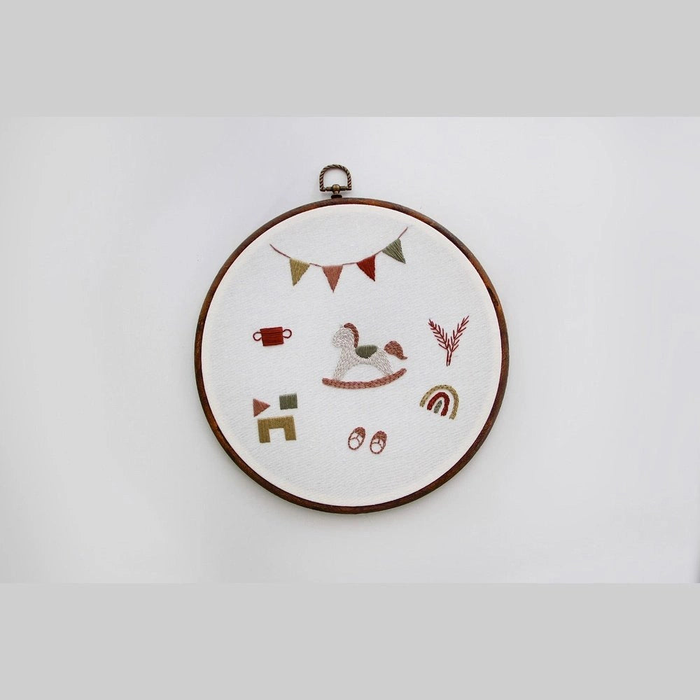 Hand Embroidered Nursery Wall Decor - TilianKids