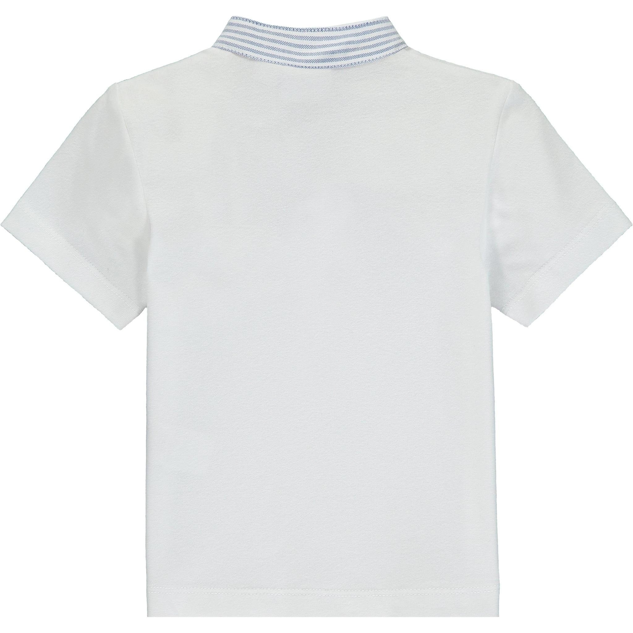 Polo Shirt with stripe stand up collar - TilianKids