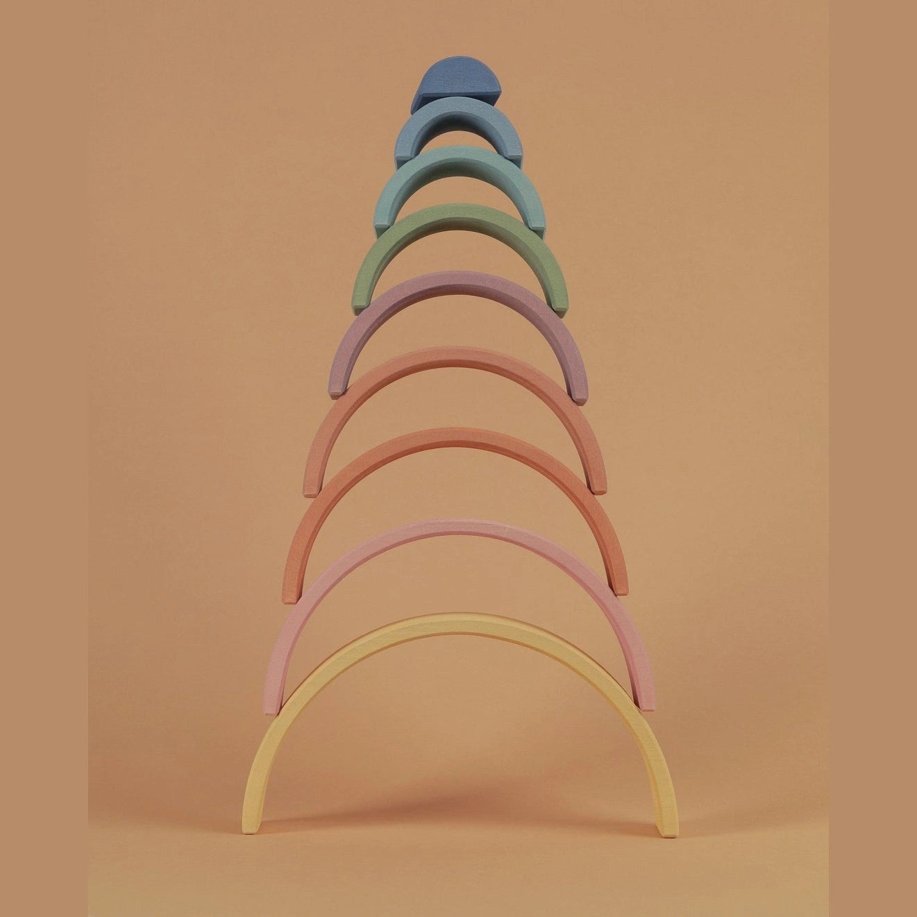 Rainbow Arcs Pastel Stacking Toy - TilianKids