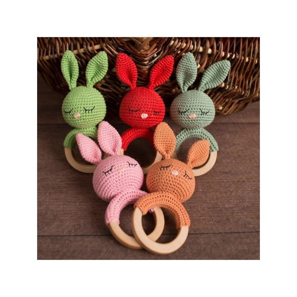 Sleepy Bunny Rattle - TilianKids