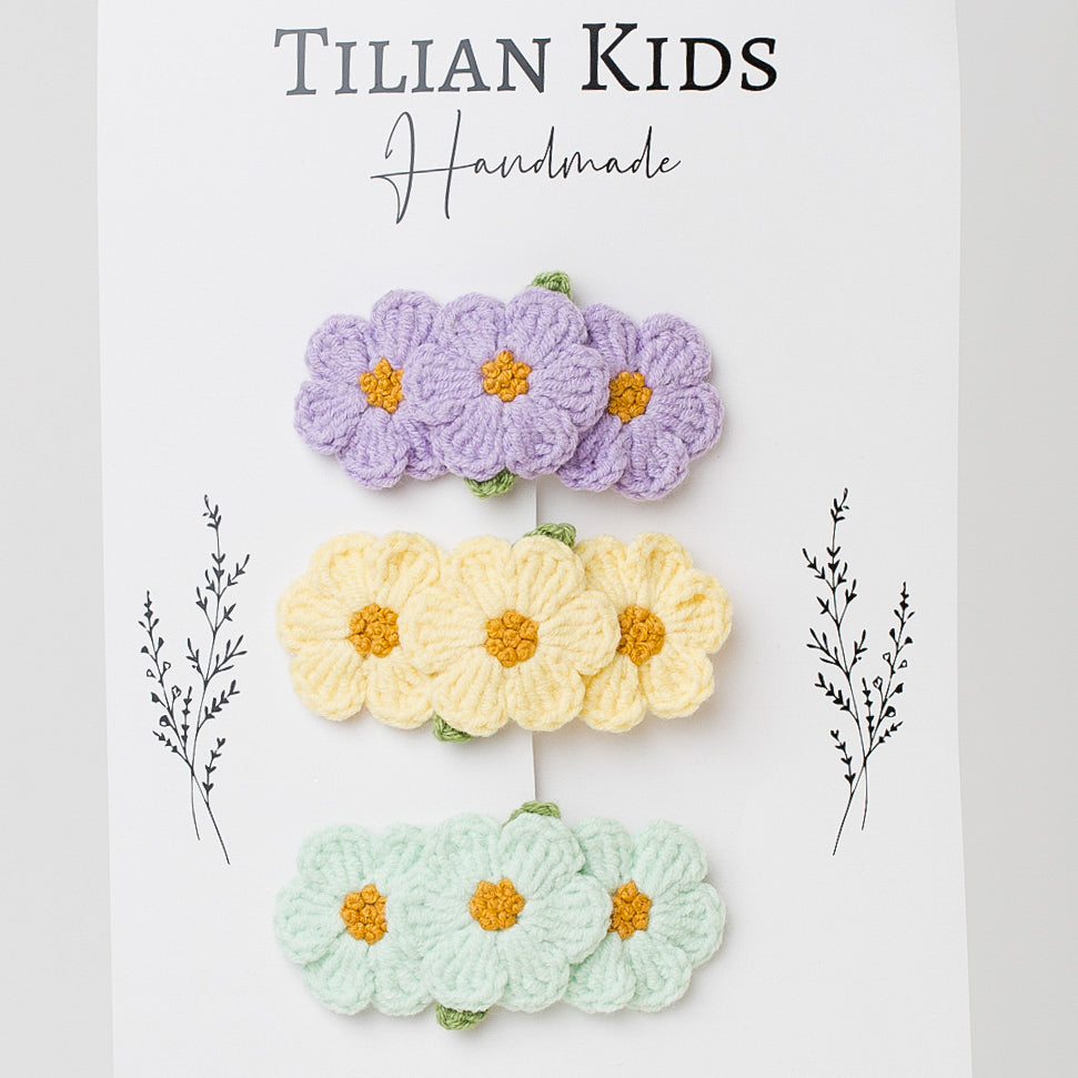 Daisisies Hair Clip Set