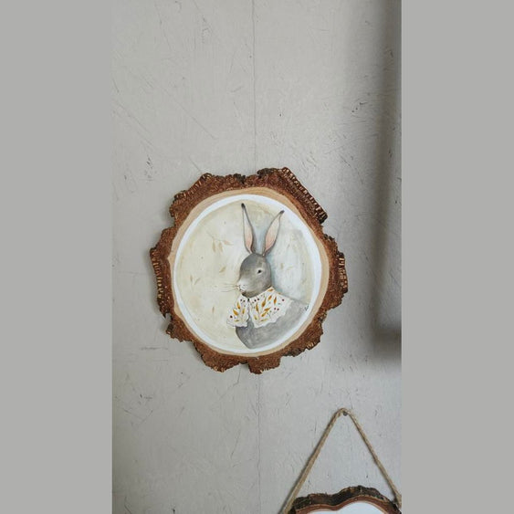 Handmade Wooden Wall Decor : Elagant Bunny - TilianKids