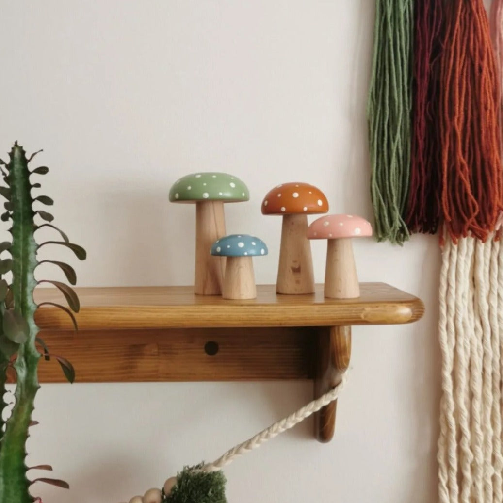 Wooden Soft Mushroom Toy - TilianKids
