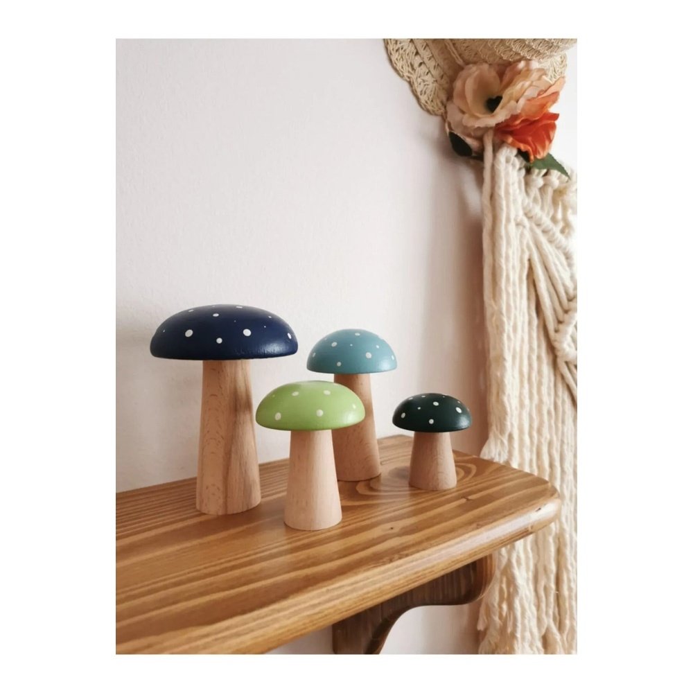 Wooden Island Mushroom Toy