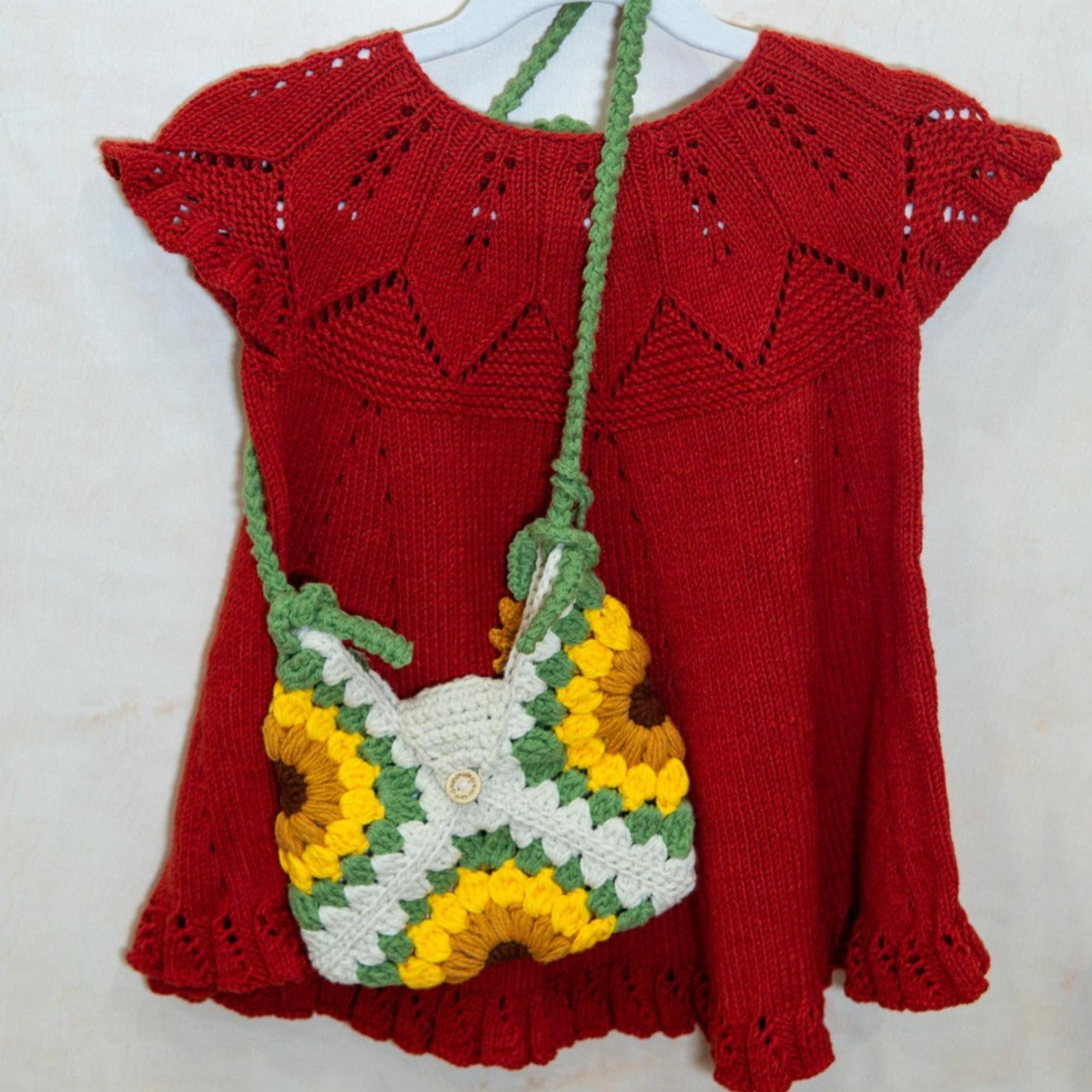 Lillian Red Knit Dress