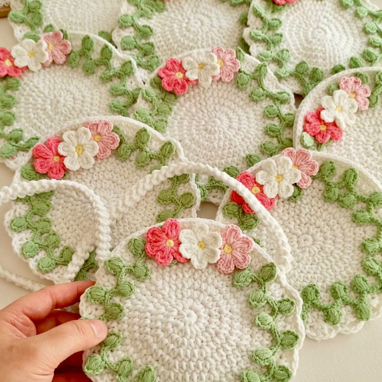 Crochet Children's Bag with Flower Design
