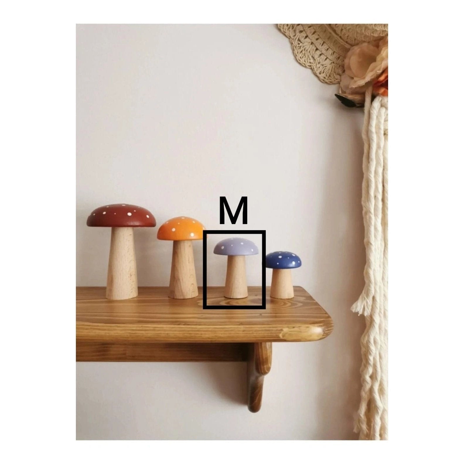 Wooden Retro Mushroom Toy - TilianKids