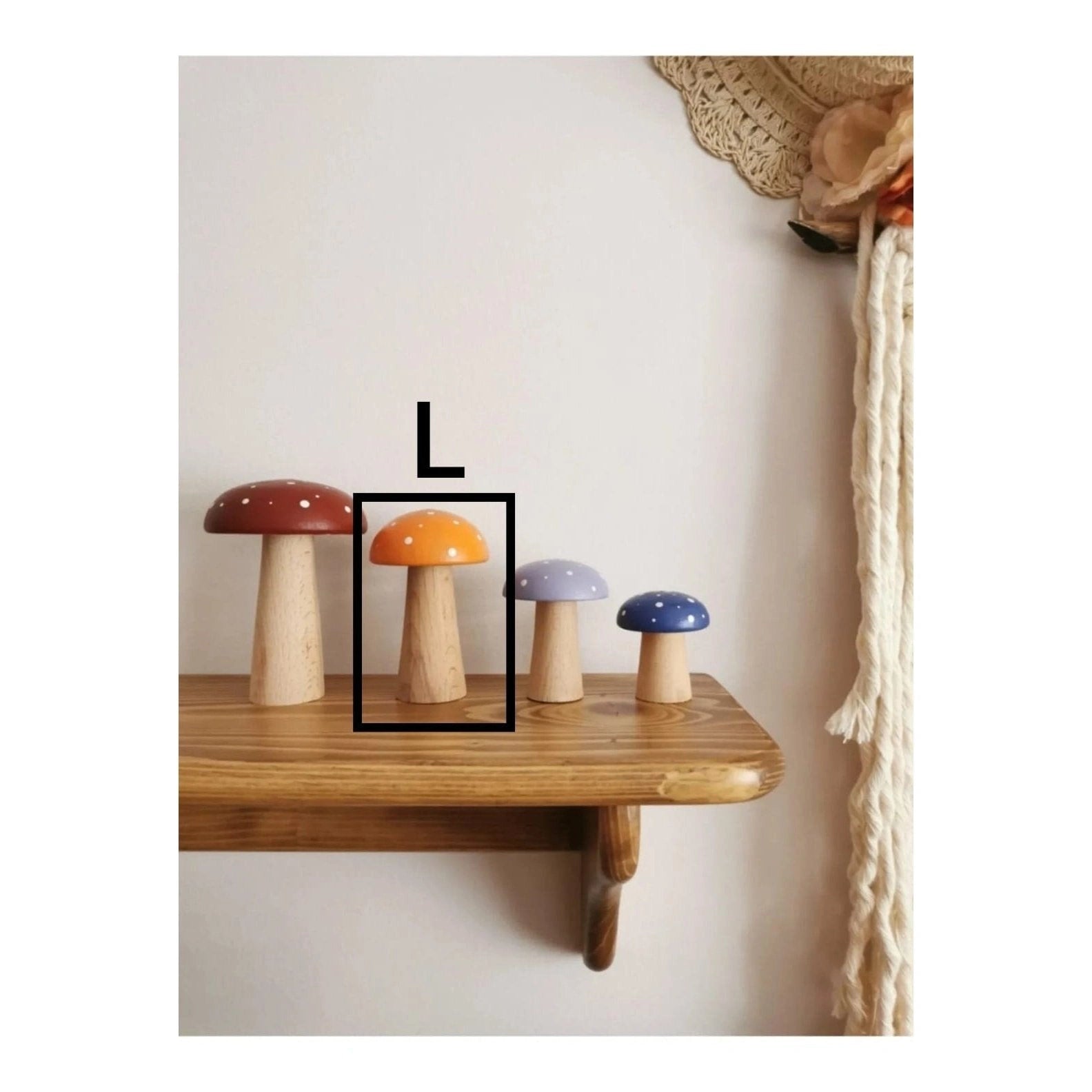 Wooden Retro Mushroom Toy - TilianKids