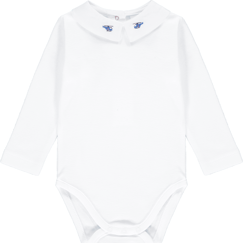 Bodysuit with Helicopter Embroidery - TilianKids