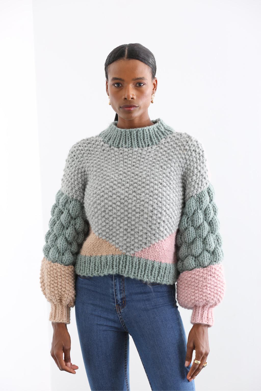 Hand knitted jumper