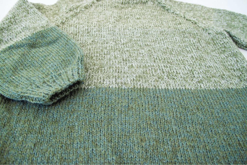 Hand Knitted Jumper (blue) - TilianKids
